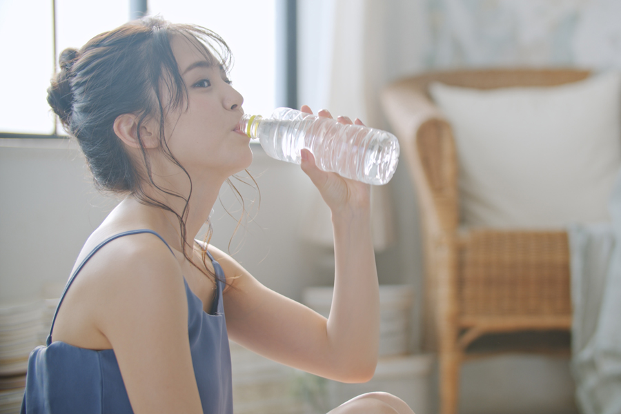 こまめな水分補給