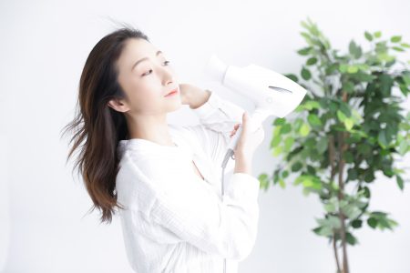 髪を乾かすポイント